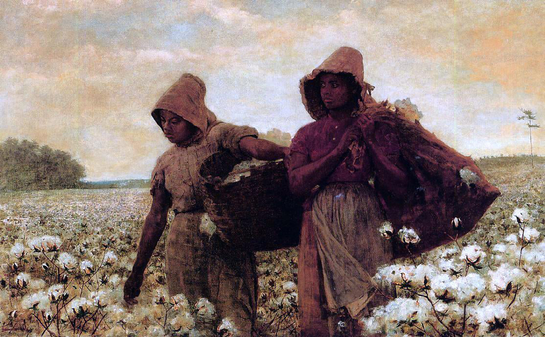  Winslow Homer The Cotton Pickers - Canvas Print