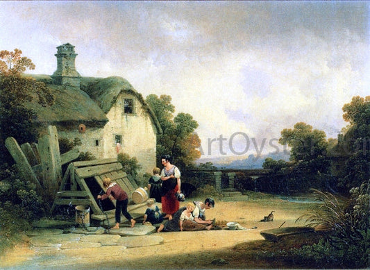  Joshua Shaw The Country Well - Canvas Print