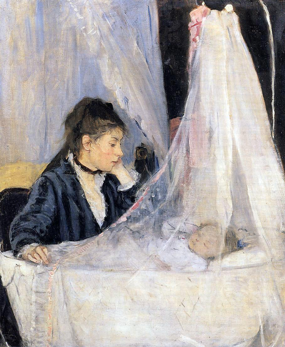  Berthe Morisot The Cradle - Canvas Print