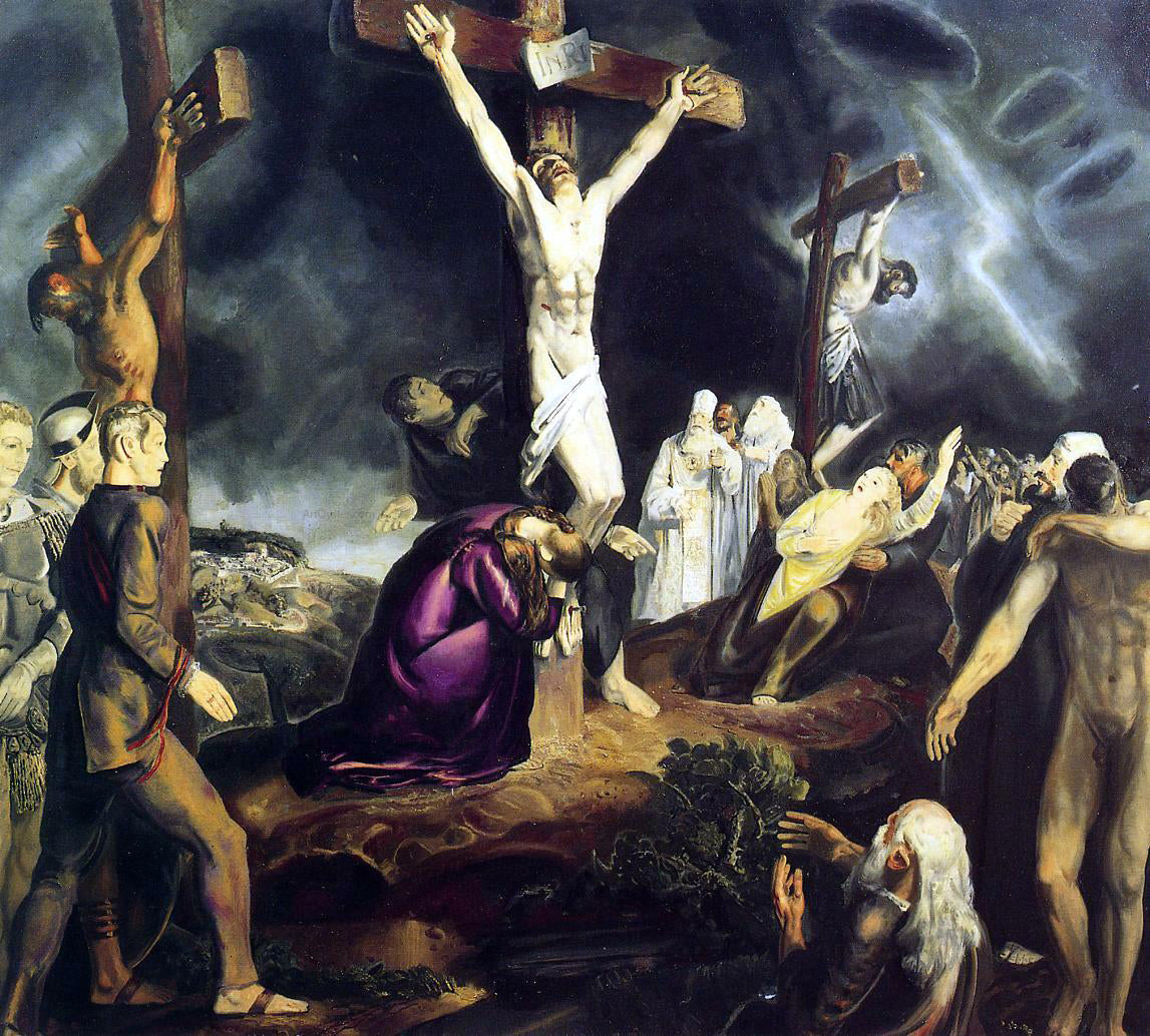  George Wesley Bellows The Crucifixion - Canvas Print