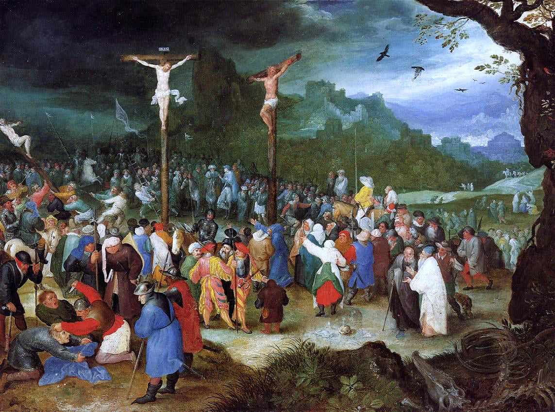  The Elder Jan Bruegel The Crucifixion - Canvas Print