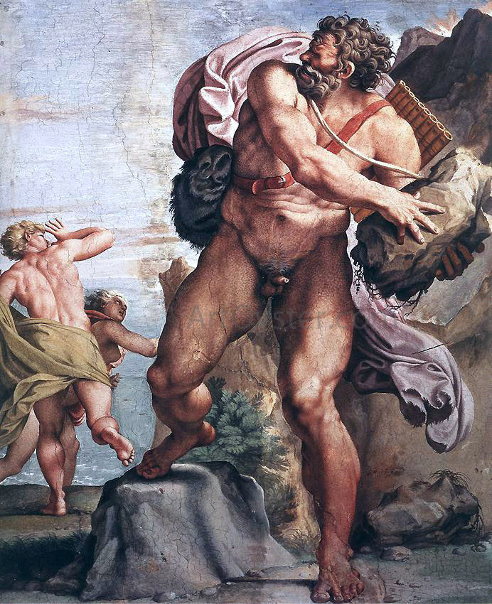  Annibale Carracci The Cyclops Polyphemus - Canvas Print