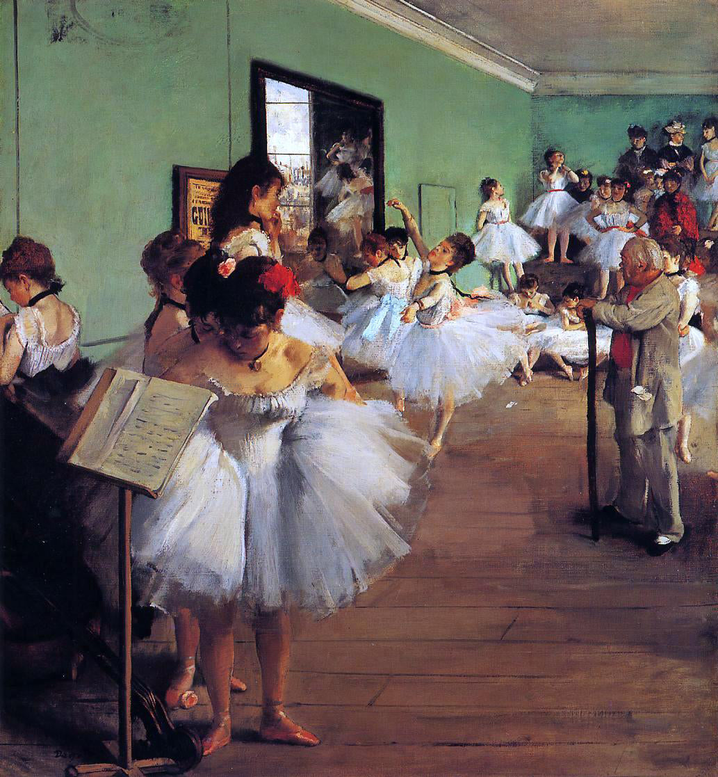  Edgar Degas A Dance Class - Canvas Print