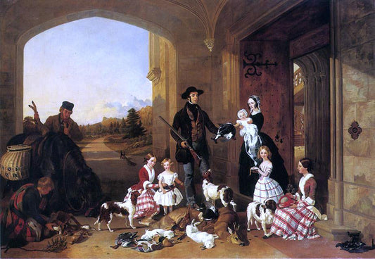  Jacob Thompson The Day's Bag - Canvas Print