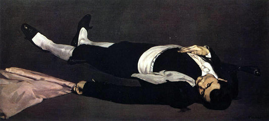  Edouard Manet The Dead Toreador (also known as The Dead Man) - Canvas Print