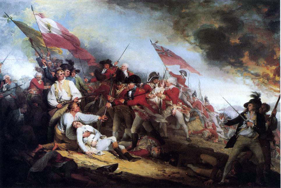  John Trumbull The Death of General Warren at the Battle of Bunker's Hill - Canvas Print