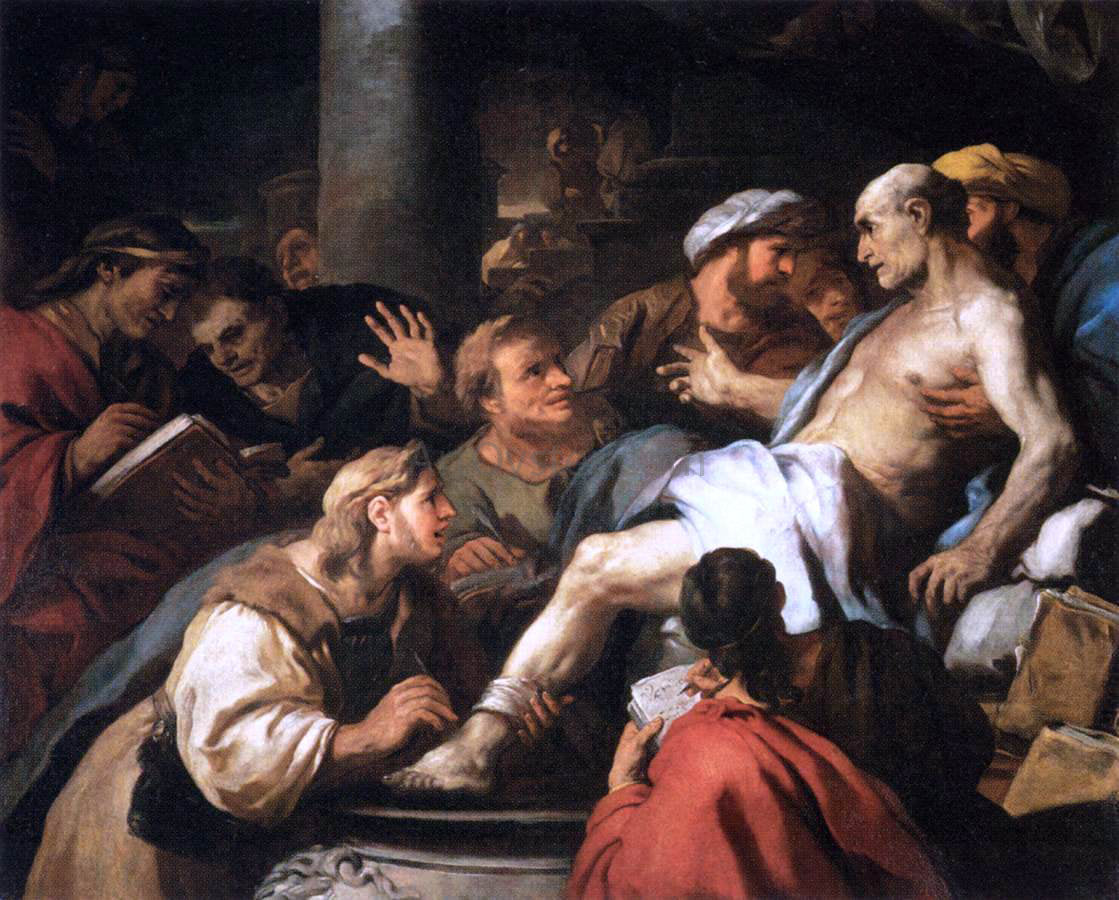 Luca Giordano The Death of Seneca - Canvas Print