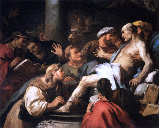  Luca Giordano The Death of Seneca - Canvas Print