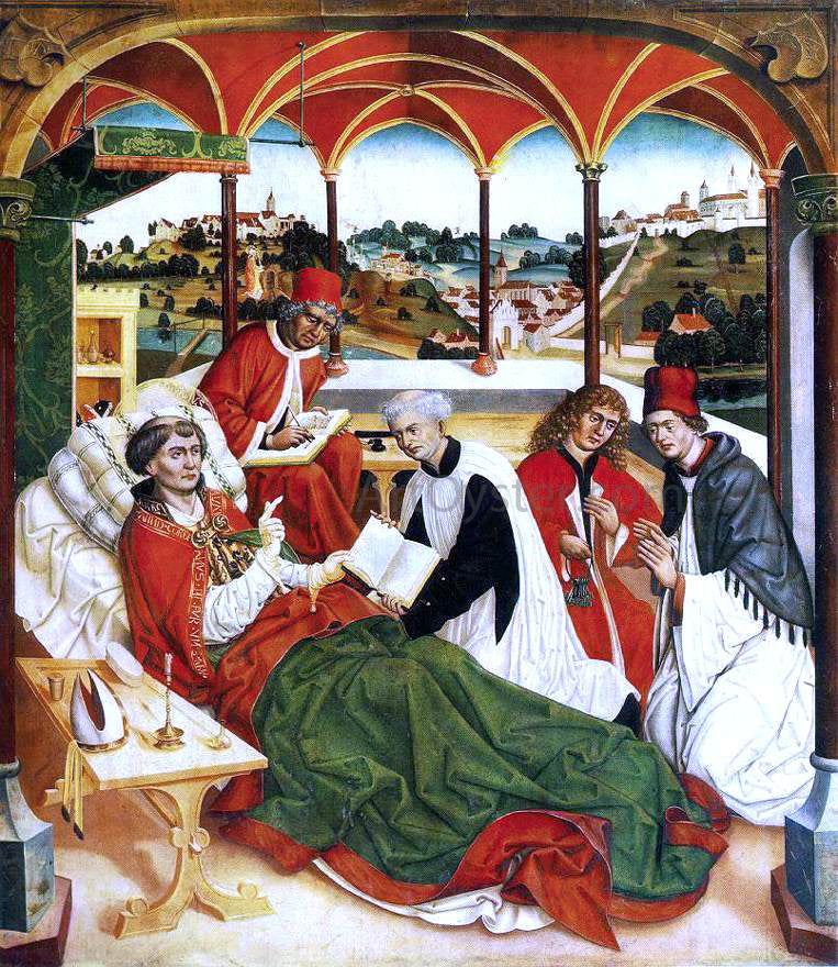  Jan Polack The Death of St Corbinian - Canvas Print