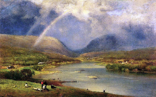  George Inness The Delaware Water Gap - Canvas Print