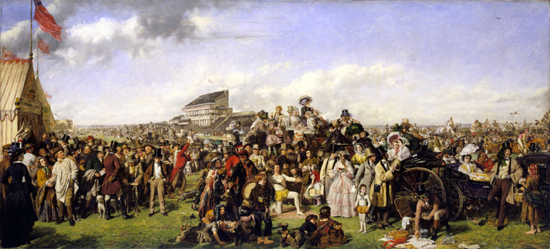  William Powell Frith The Derby Day - Canvas Print