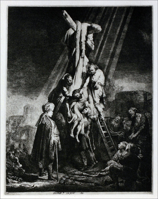  Rembrandt Van Rijn The Descent from the Cross - Canvas Print