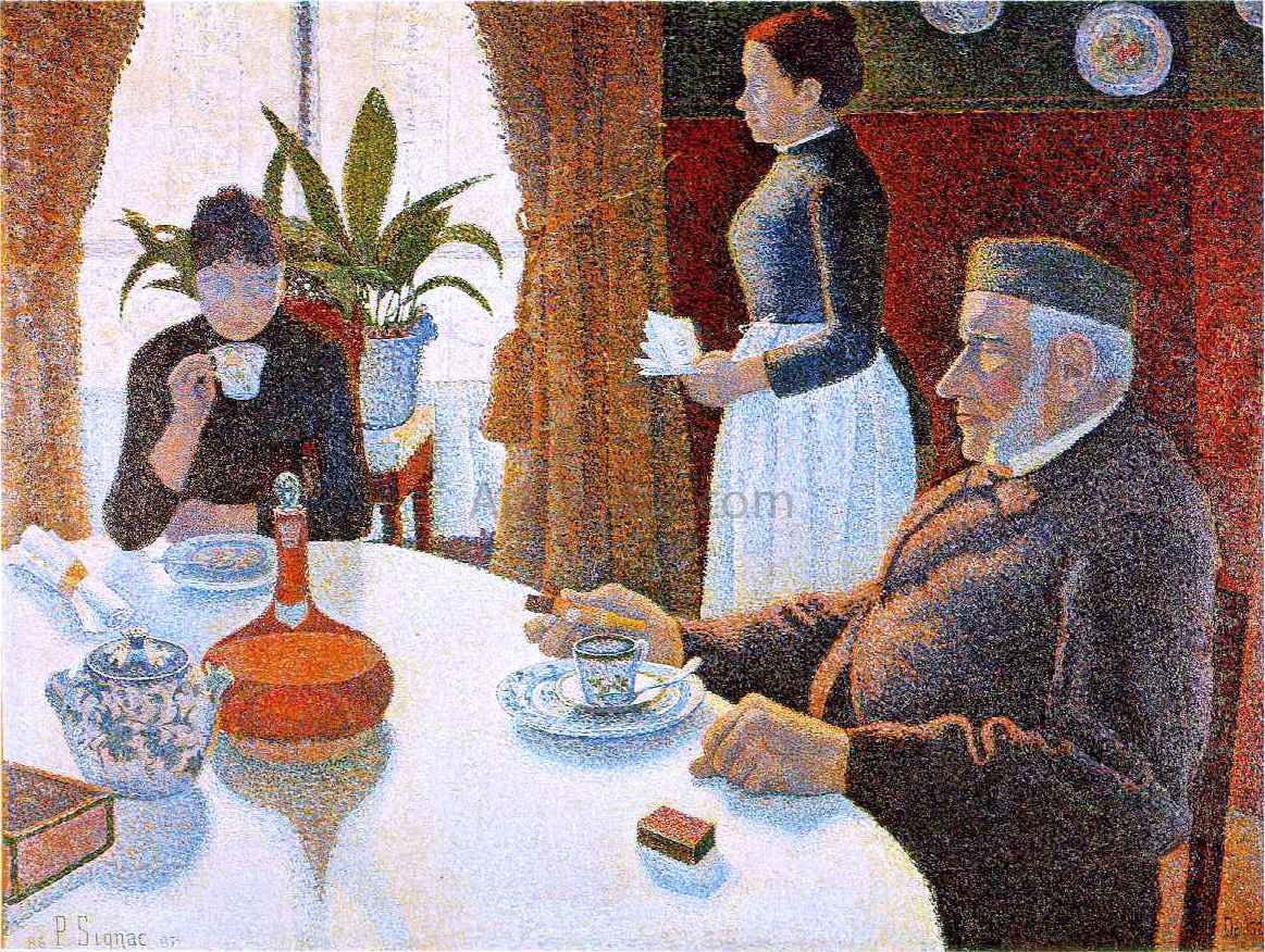  Paul Signac The Dining Room - Canvas Print