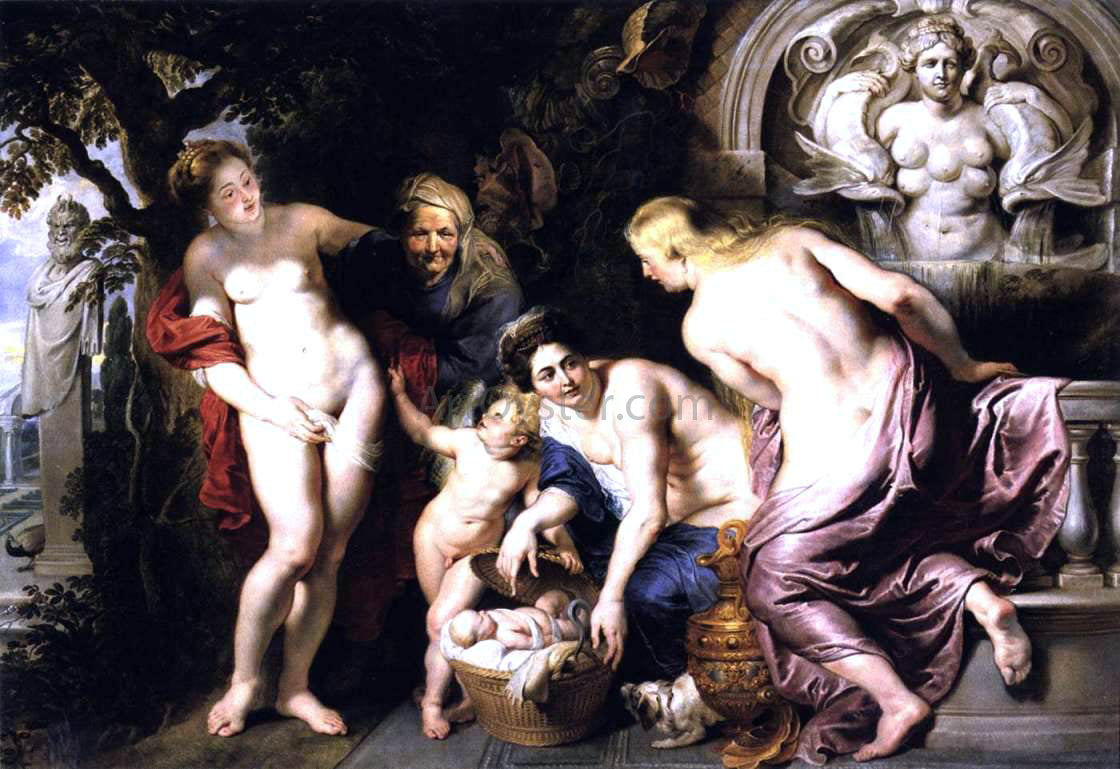  Peter Paul Rubens The Discovery of the Child Erichthonius - Canvas Print