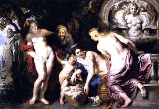  Peter Paul Rubens The Discovery of the Child Erichthonius - Canvas Print