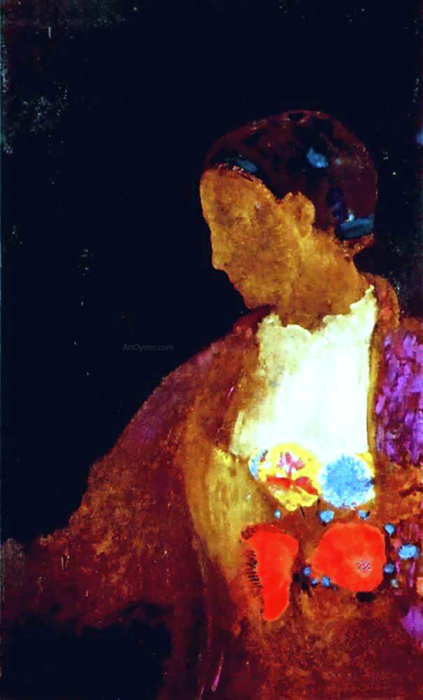  Odilon Redon The Doge's Wife - Canvas Print