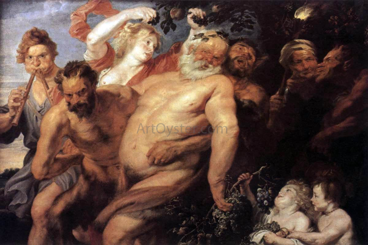  Peter Paul Rubens The Drunken Silenus - Canvas Print