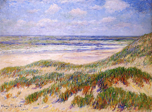  Henri Moret The Dunes at Egmond, Holland - Canvas Print