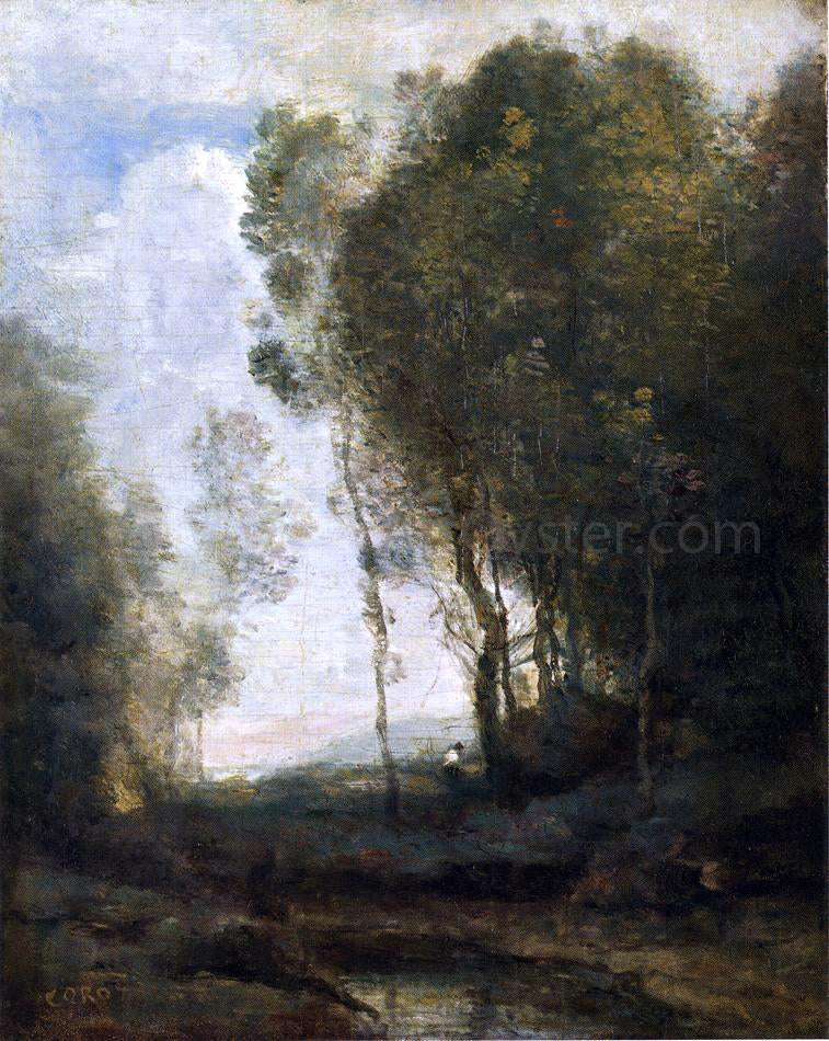  Jean-Baptiste-Camille Corot The Edge of the Forest - Canvas Print