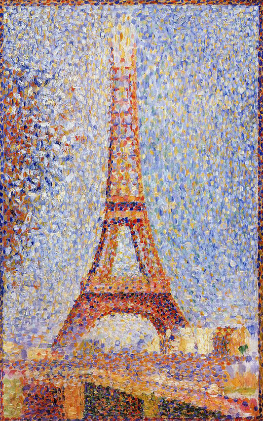  Georges Seurat The Eiffel Tower - Canvas Print