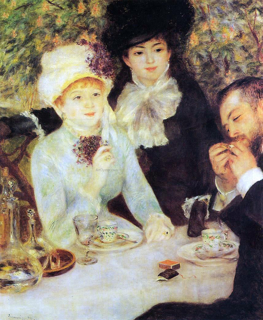  Pierre Auguste Renoir The End of Lunch - Canvas Print