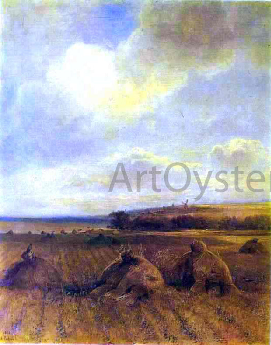  Alexei Kondratevich Savrasov The End of Summer on the Volga River - Canvas Print