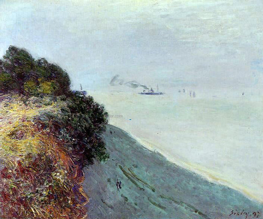  Alfred Sisley The English Coast, Penarth - Canvas Print