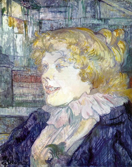  Henri De Toulouse-Lautrec The English Girl from the 'Star', Le Havre - Canvas Print