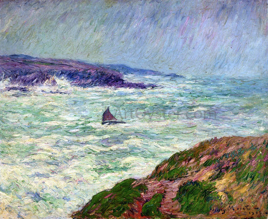  Henri Moret The Entrance to Pouldu - Canvas Print