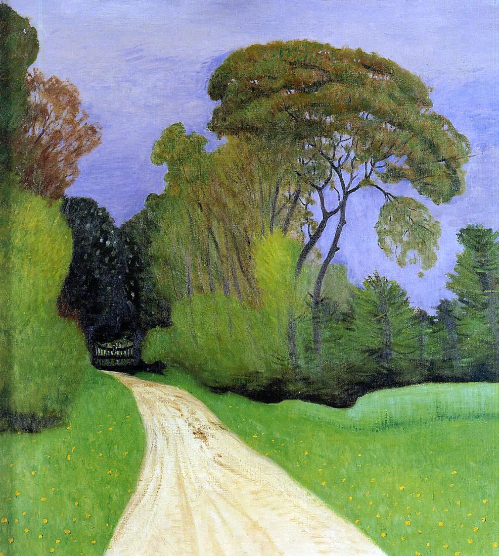  Felix Vallotton The Entrance to the Villa Beaulieu in Honfleur (also known as Before the Storm) - Canvas Print