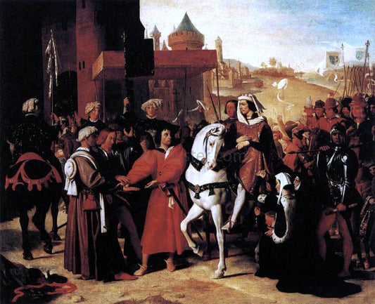  Jean-Auguste-Dominique Ingres The Entry of the Future Charles V into Paris in 1358 - Canvas Print