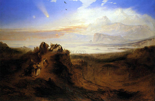  John Martin The Eve of the Deluge - Canvas Print