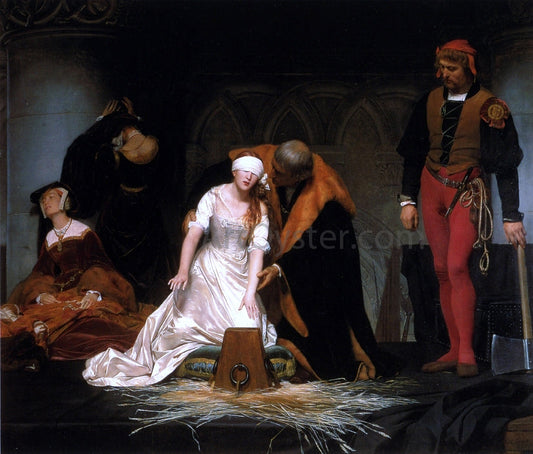  Paul Delaroche The Execution of Lady Jane Gray - Canvas Print