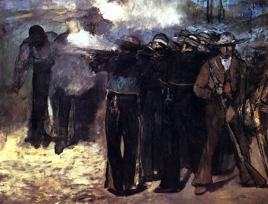  Edouard Manet The Execution of the Emperor Maximilian - Canvas Print