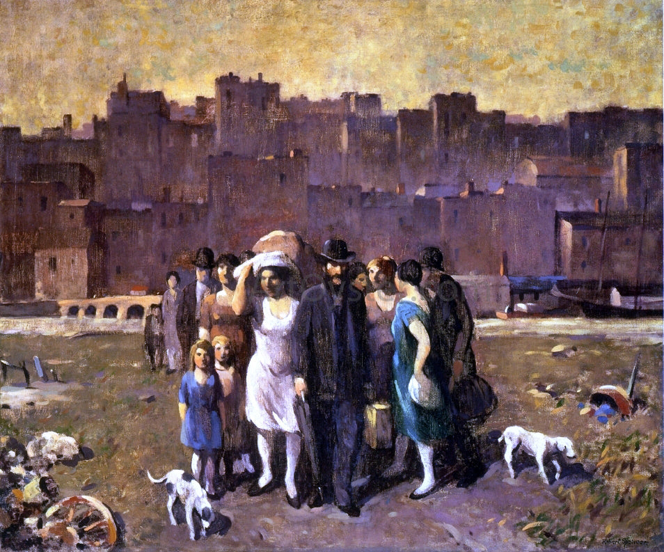  Robert Spencer The Exodus - Canvas Print