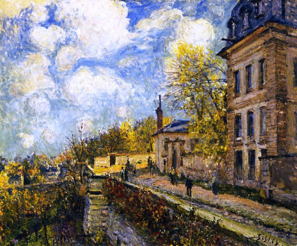  Alfred Sisley The Factory at Sevres - Canvas Print