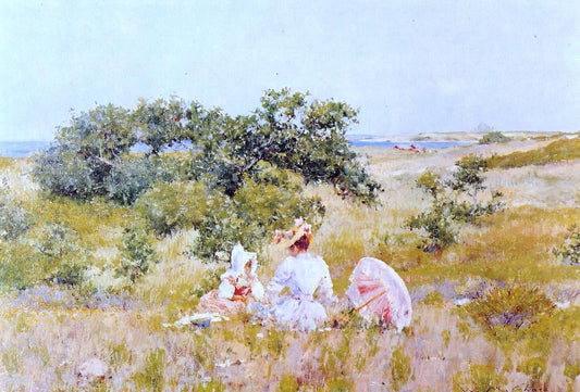  William Merritt Chase The Fairy Tale (also known as A Summer Day) - Canvas Print