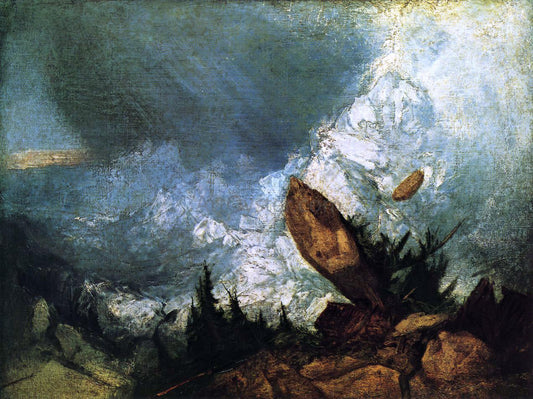  Joseph William Turner The Fall of an Avalanche in the Grisons - Canvas Print