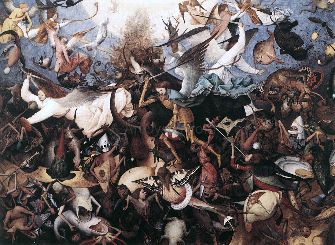  The Elder Pieter Bruegel The Fall of the Rebel Angels - Canvas Print