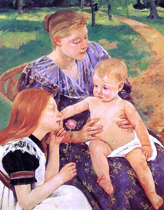  Mary Cassatt The Family - Canvas Print