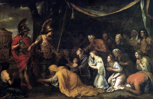  Charles Le Brun The Family of Darius Before Alexander - Canvas Print