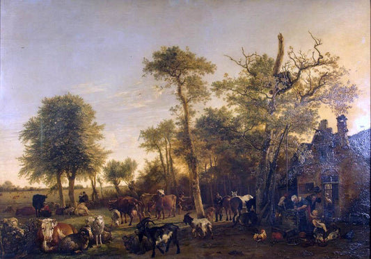  Paulus Potter The Farm - Canvas Print