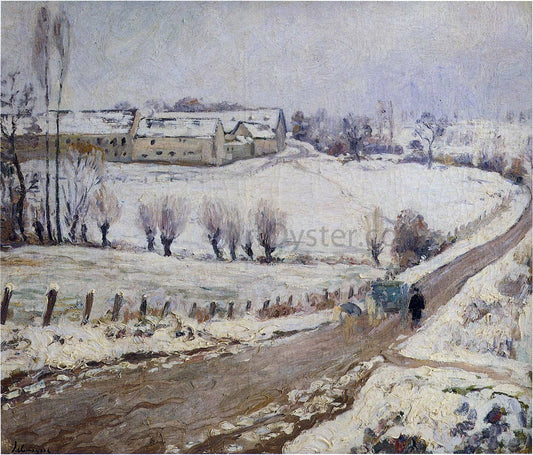  Henri Lebasque The Farm at Lagny in Winter - Canvas Print