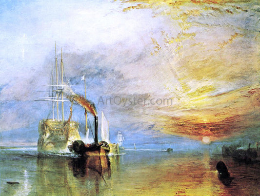  Joseph William Turner The Fighting "Temeraire", Tugged to her Last Berth To Be Broken Up, 1838 - Canvas Print
