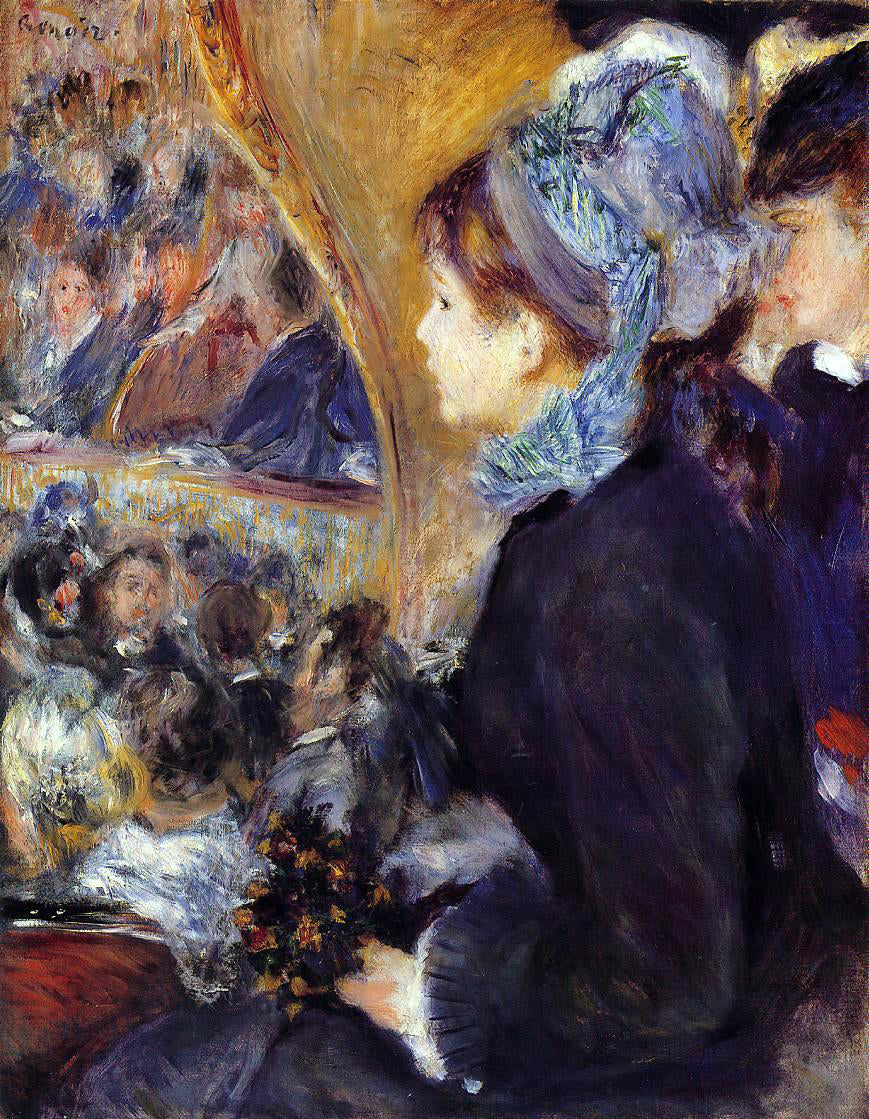  Pierre Auguste Renoir A First Outing - Canvas Print