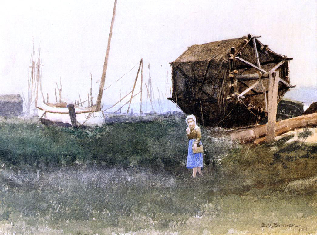  Dennis Miller Bunker The Fisher Girl, Nantucket - Canvas Print