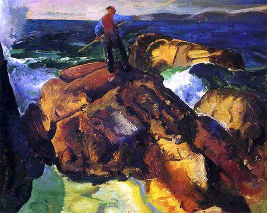  George Wesley Bellows The Fisherman (study) - Canvas Print