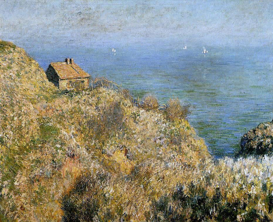  Claude Oscar Monet A Fisherman's House at Varengeville - Canvas Print