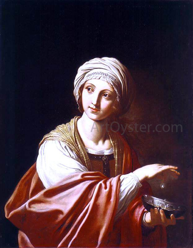  Elisabetta Sirani The Flea - Canvas Print