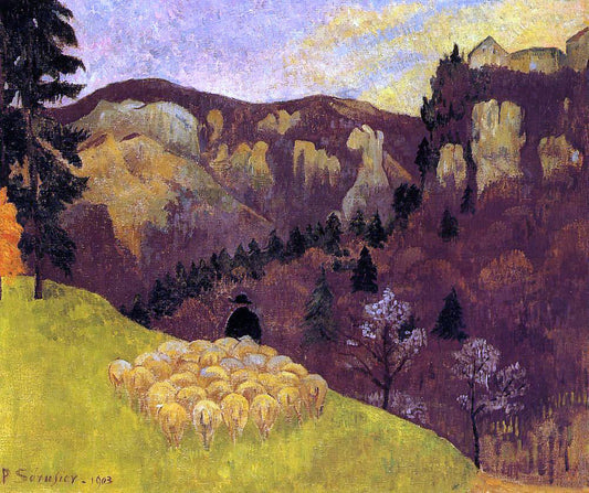  Paul Serusier The Flock in the Black Forest - Canvas Print